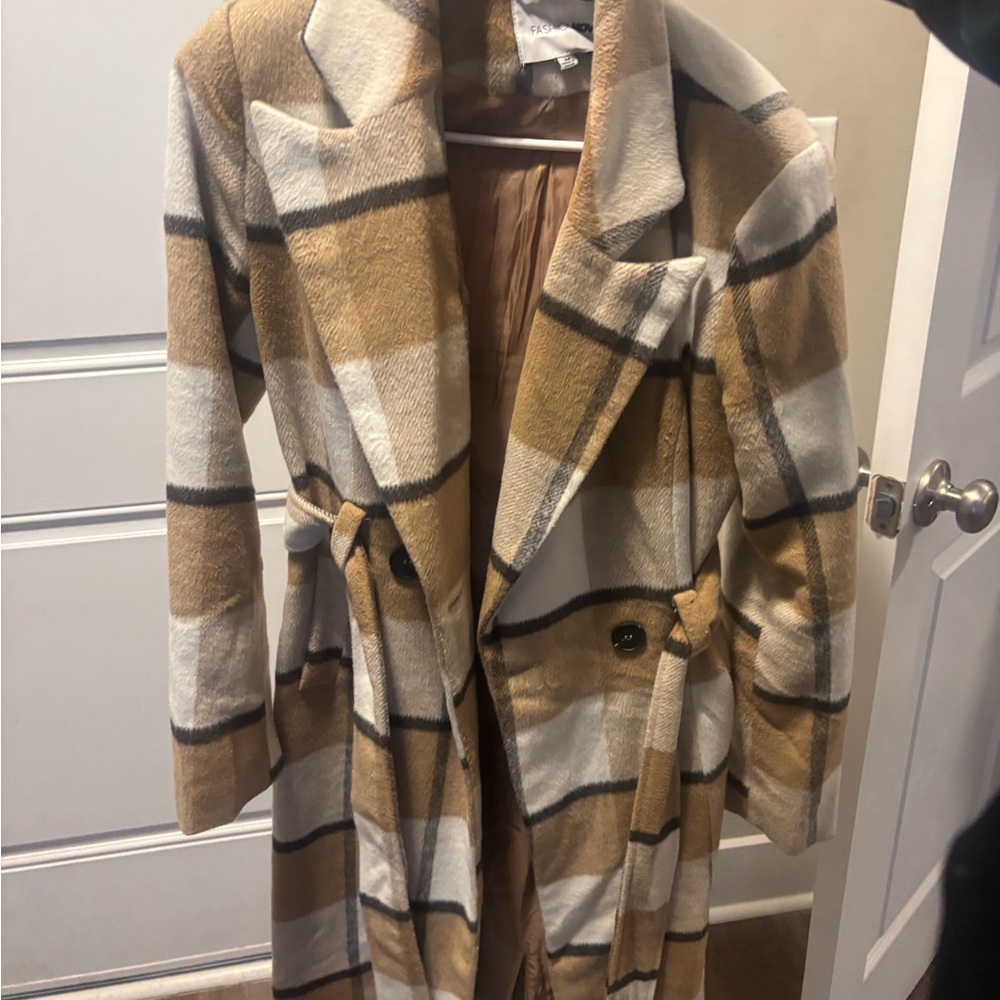 Plaid Women's Coat